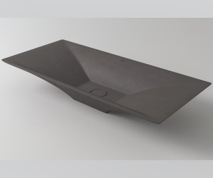 Раковина SIRIUS Nano Concrete 77 Х 35 бетон HOLBI Раковина SIRIUS Nano Concrete 77 Х 35 бетон HOLBI