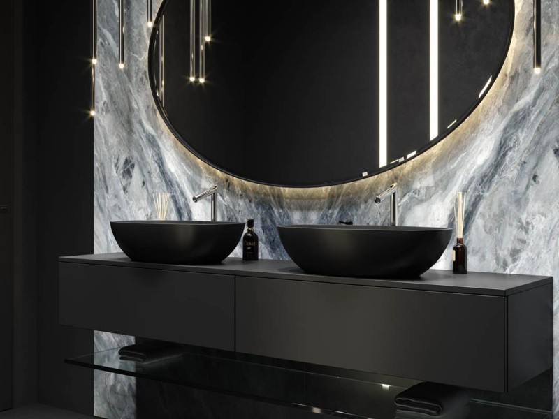 Раковина TEFIA Soft Rock Color 63 Х 34,5 RAL* палитра RAL HOLBI