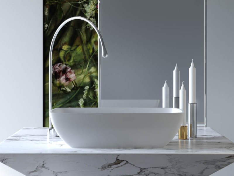 Раковина TITAN Soft Rock Duo 59 Х 36 RAL* палитра RAL HOLBI