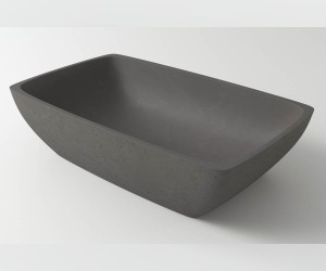 Раковина TITAN Nano Concrete 59 Х 36 бетон HOLBI Раковина TITAN Nano Concrete 59 Х 36 бетон HOLBI