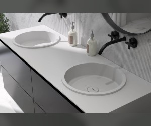 Раковина URAN Soft Rock 41 Х 41 Белый матовый HOLBI Раковина URAN Soft Rock 41 Х 41 Белый матовый HOLBI