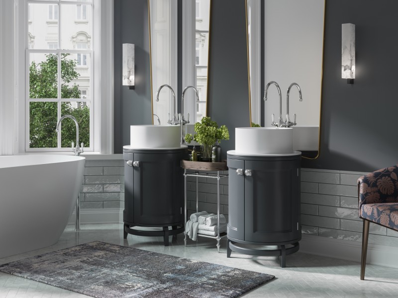 Раковина VEGA Soft Rock Color 40,4 Х 40,4 RAL* палитра RAL HOLBI